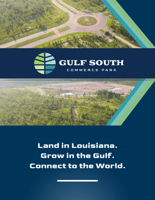 Gulf South Commerce Park brochure cover.